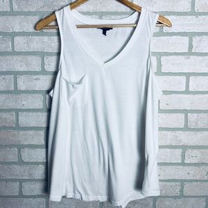 Olivia Sky Plus Size V-Neck Tank